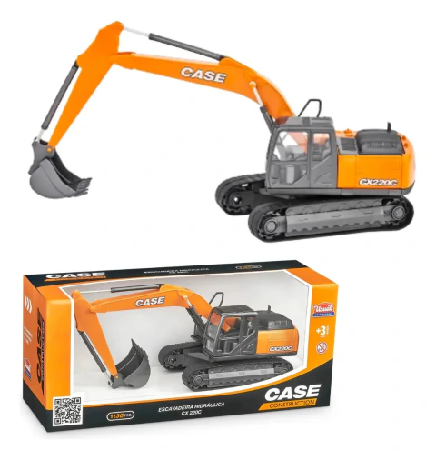 Miniatura Escavadeira Hidráulica Case CX220C