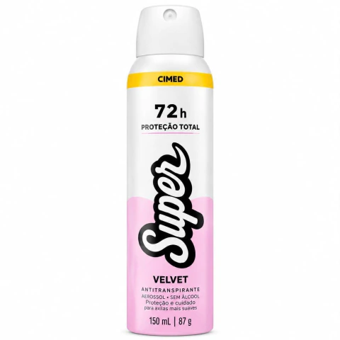Cimed Super Desodorante Aerossol 250ml Velvet