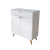 Aparador Buffet MDF Branco Pés de Madeira Maçica