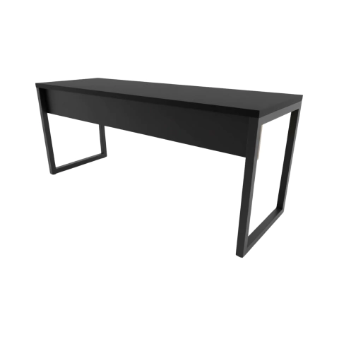 Mesa Industrial Preto 75x180x60 em MDF - comprar online