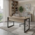 Mesa Industrial Madeirado 75x120x60 em MDF - loja online