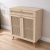 Aparador Buffet Palha Indiana MDF Carvalho Dian - Eliel Decor