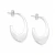 BRINCO PRATA ARGOLA OVAL LUXO