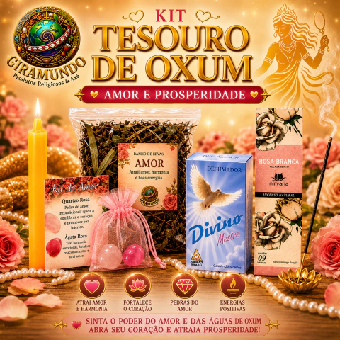 Kit Amor e Prosperidade - Tesouro de Oxum - comprar online
