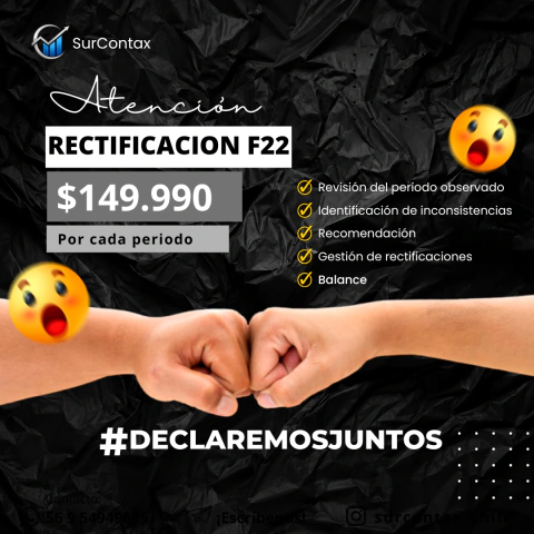 Rectificación F22
