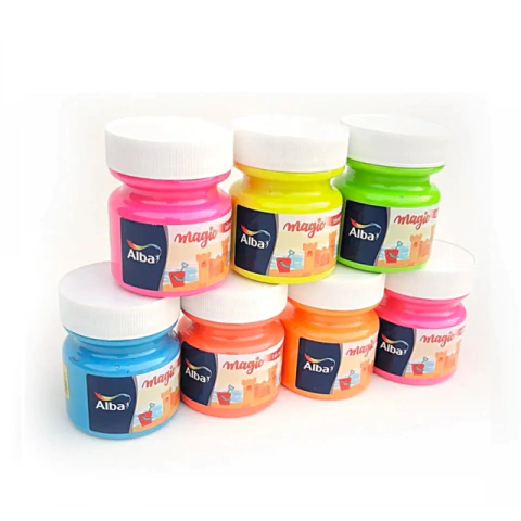 Alba Tempera en Pote 275ml Colores Varios SIN TACC