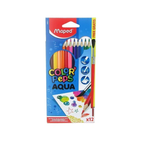 Lapices De Color Acuarelables Maped Color Peps x 12