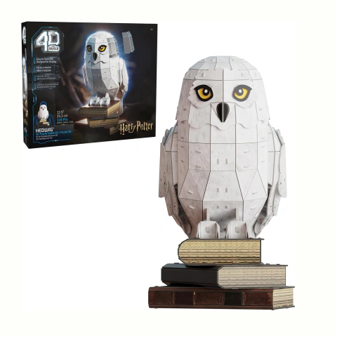 Spinmaster Rompecabezas 4D Harry Potter Hedwig the Owl 118 Piezas