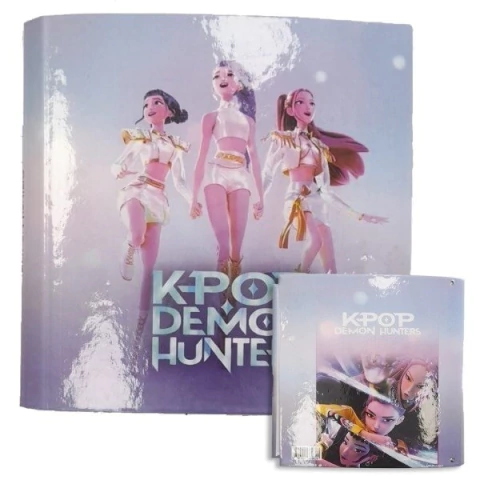 Oliver Carpeta Escolar 3 Anillos K-Pop Demon Hunters - comprar online