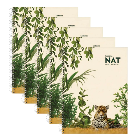 Cuaderno Ledesma Nat A4 80 Hojas Cuadriculado 100% Ecológico - comprar online