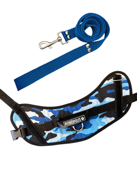CONJUNTO PECHERA TACTICA BLUE + CORREA en internet
