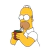 Calcos de Los Simpson en internet