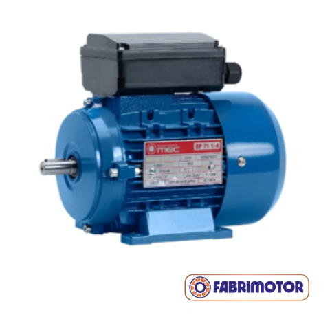 Motor monofásico marca Mec modelo AP 90 L4 de 2 Hp 1400 Rpm 220 v 50 Hz Alto Par
