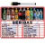Tabela de Preços Reutilizável Plastificada para Bebidas – 29,7 x 42 cm | 16 Produtos Pré-Definidos