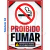 Placa de Sinalização A4 Papel 180g – Plastificada com Fita Dupla Face - Tá Impresso