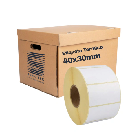 Etiquetas Autoadhesivas Térmicas 50x30 Blanca