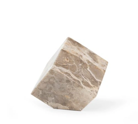 Escultura Cubo em Mármore G