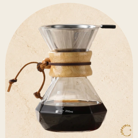 Chemex Diamante 400 ml - Filtro acero inoxidable - comprar en línea