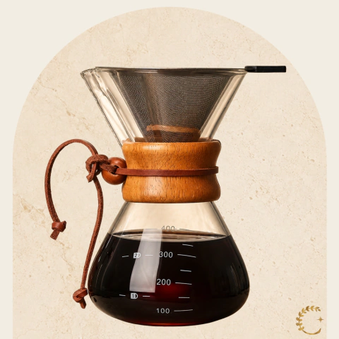 Chemex 400 ml con Mango de Madera - comprar en línea