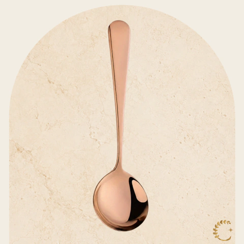 Cuchara de Catación de Café en Acero Inoxidable - Palo de rosa - comprar en línea