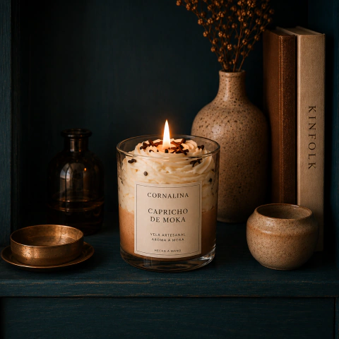 Vela Aromática de Soya – Capricho de Moka