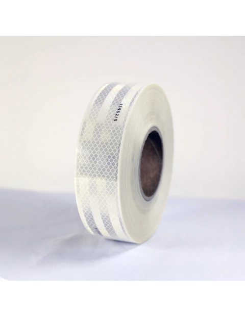 Cinta Reflectiva De Alta Intensidad (hip) / Bordes Sellados / Blanco / 5,08cm*45,7m (precio Por Metro Lineal)