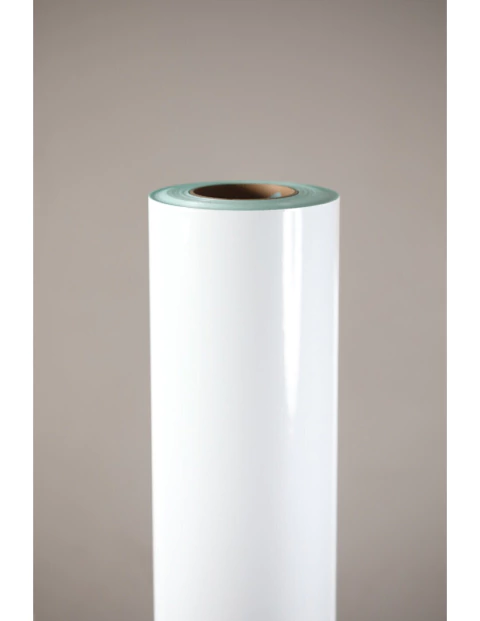 Vinilo Mccal Serie 700 Polimerico Blanco Brillante V71 Ancho 127cm Adh Removible