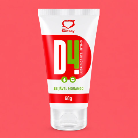 Lubrificante D4 - Deslizamento Suave para Momentos de Conexão - Hot Kiss