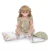 Muñeca Reborn Rubia 55 cm de Vinilo de Silicona con Accesorios