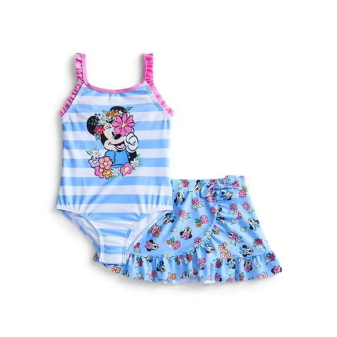 Vestido de Baño Disney para Niña 2 Piezas | Minnie y Princesas