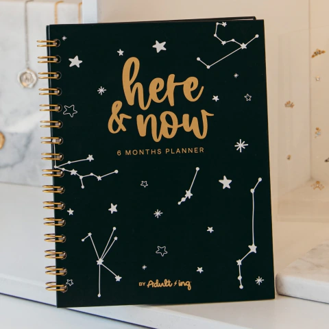 Agenda Sin Fecha 6 Meses Estrellas