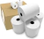 Papel Térmico 80 MM X 70 MTS CAJA 30 unidades - FULL BARCODE