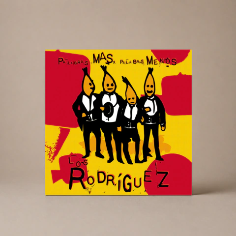 Los Rodríguez - Palabras Más, Palabras Menos - 2LP - Vinilo Rojo y Amarillo - Edición Colecciones La Nación