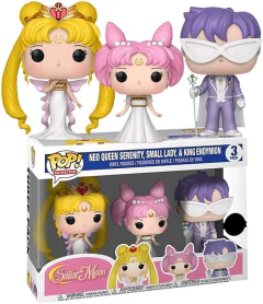 Funko Pop! Neo Queen Serenity, Small Lady & King Endymion 3 Pack Exclusivo Sailor Moon - comprar online