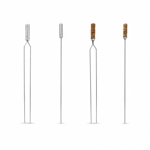 Espeto para Churrasco Inox 304 Premium Simples e Duplo Grill Viana