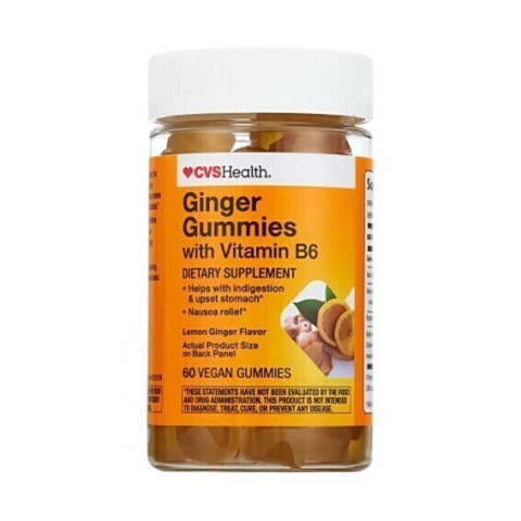 Gomas de Gengibre com Vitamina B6