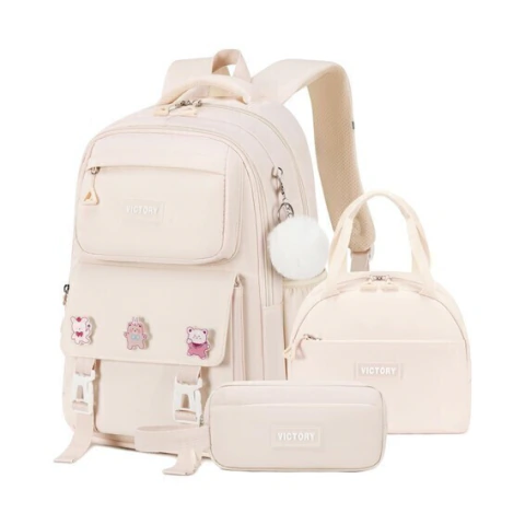 Mochila Escolar Girl 30L 3 Pecas