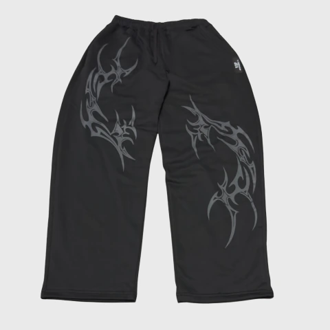 Pantalon Baggy "TRIBAL" Full Black