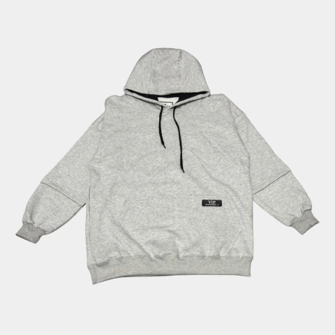 Buzo Canguro "BASICO" Grey