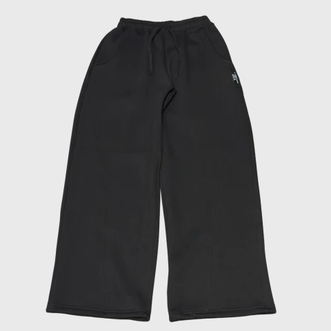 Pantalón Baggy Negro "RECORTE" con regulador