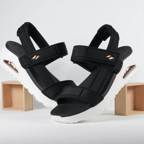 Sandalia Skechers Uno Summer Stand 2 para Mujer Negra con Yoga Foam y Skech-Air 119813blk - comprar en línea
