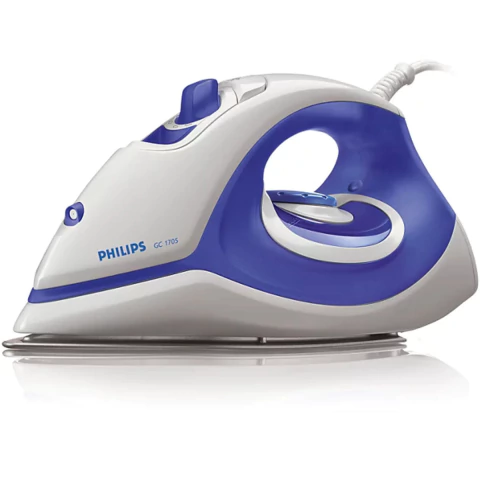 PLANCHA PHILIPS GC1705 VAPOR C/ROCIO 1400W - comprar online