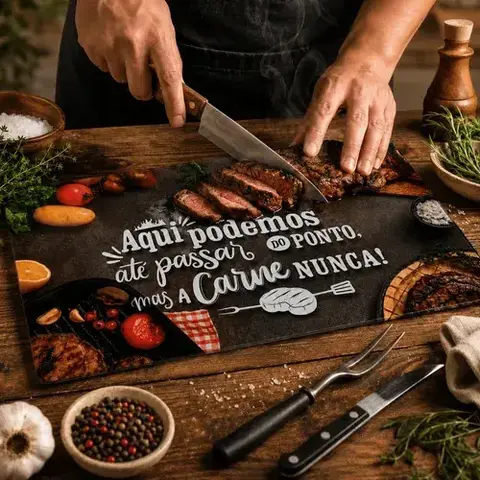 Tábua Decorativa para Churrasco