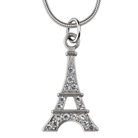 Colar Torre Eiffel com Strass
