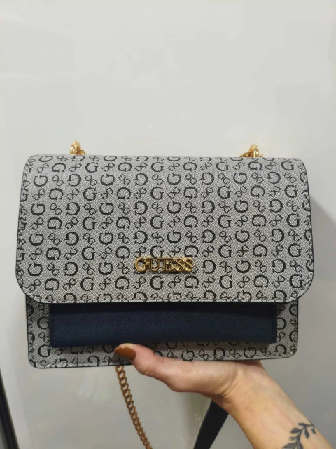 Bolsa Guess Crossbody Monograma G Maiusculo