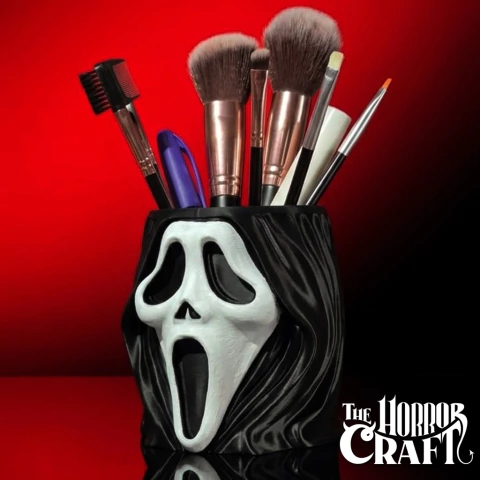 Porta-Pincéis & Canetas Ghostface – Pintado a Mão - comprar online