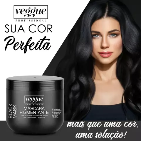 Máscara Pigmentante Black-Preto Intenso 500g