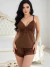 Short Doll Luxo Fios de Ouro Marrom