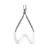 ALICATE DE CUTÍCULAS REF 928 DELICATE MOLA M MAIS CONFORTO - DM COSMÉTICOS