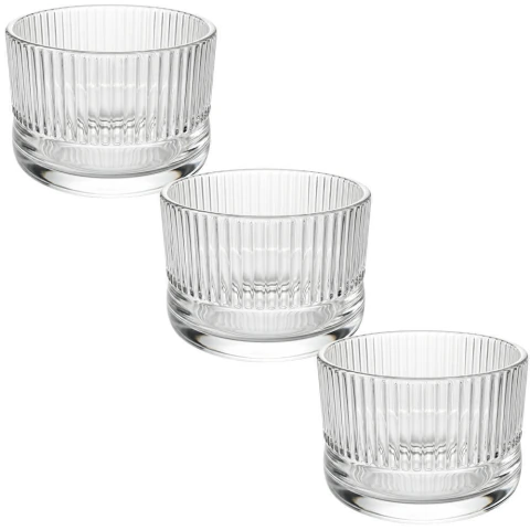Jogo de Tigelas de Sobremesa Regent de Vidro 200ml - Casambiente - comprar online
